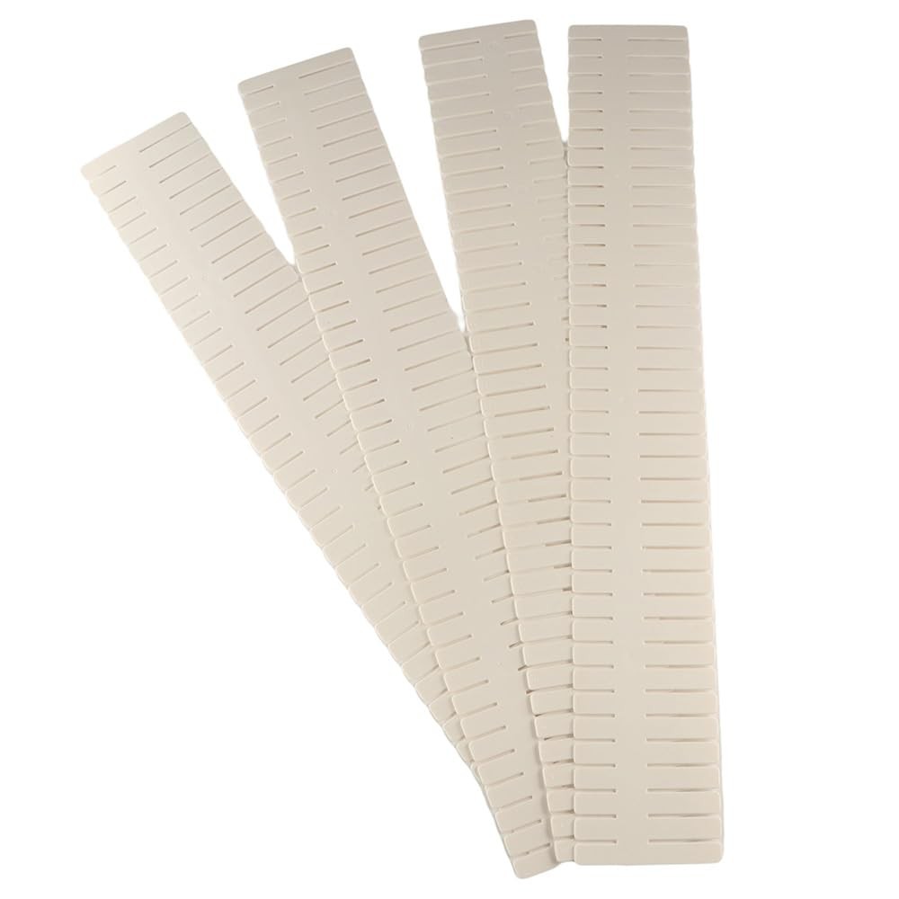 4Pcs Drawer Dividers, Adjustable Plastic Grid Drawer Partition Space-saving D...