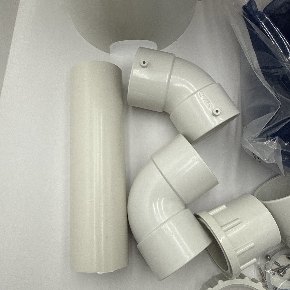 Automatic Pool Surface Skimmer Cleaner Return Jet Powered Leaf Debris Catcher