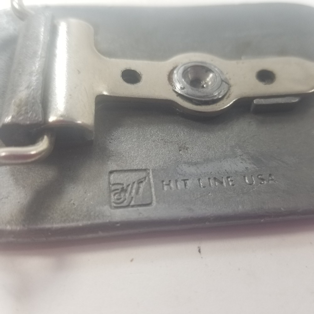 Ponderosa Systems PSSI Loader Tractor Scraper Pewter Belt Buckle Construction