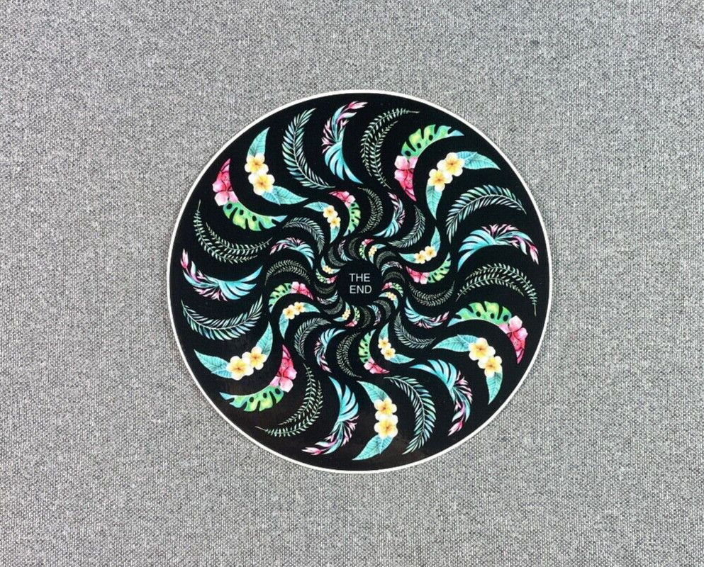 SpitFire The End Wheel Skateboard Sticker 4.9in