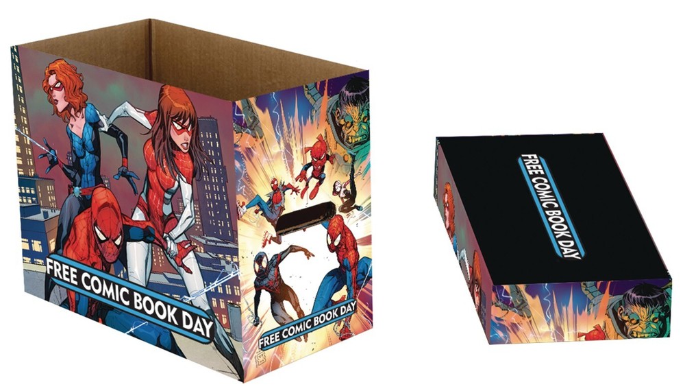 FCBD Marvel Spider-Man Short Comics Storage Box 5 Pack Brand New
