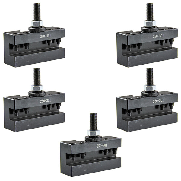 All Industrial 5 Pack CXA #1 Quick Change Turning & Facing Lathe Tool Holders