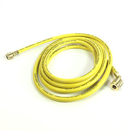 Yellow Jacket 22112 12', Yellow, Plus II 1/4" Hose, Sealright Fitting