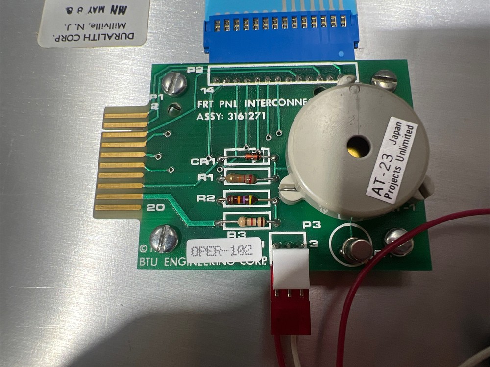 MODEL 7690, MAT. HANDLER CONTROL, BRUCE IND.CNTRL Front Panel Nos Surplus