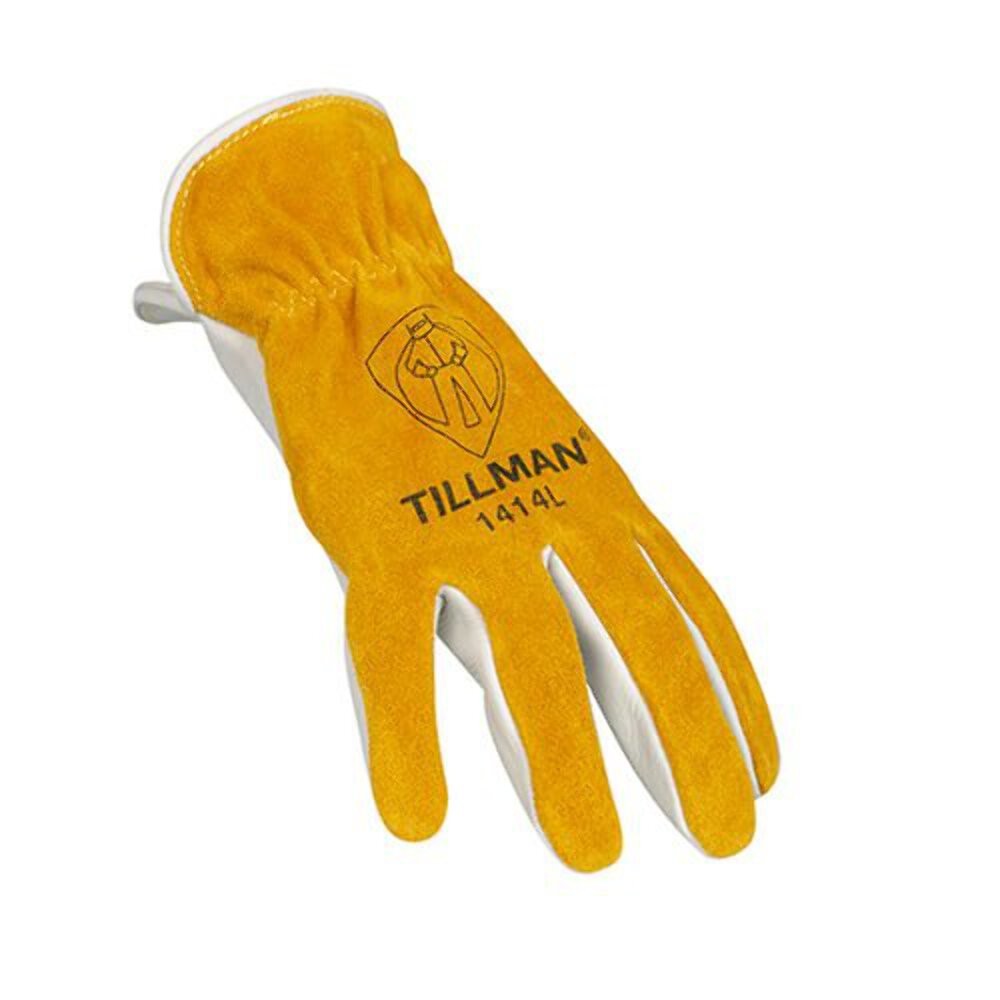 Tillman 1414 Driver’s Gloves Top Grain/Split Cowhide Back Large