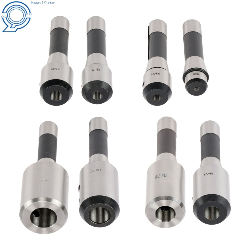 R8 Precision End Mill Tool Holder Set for Milling Machine 202-5310 8 Pack