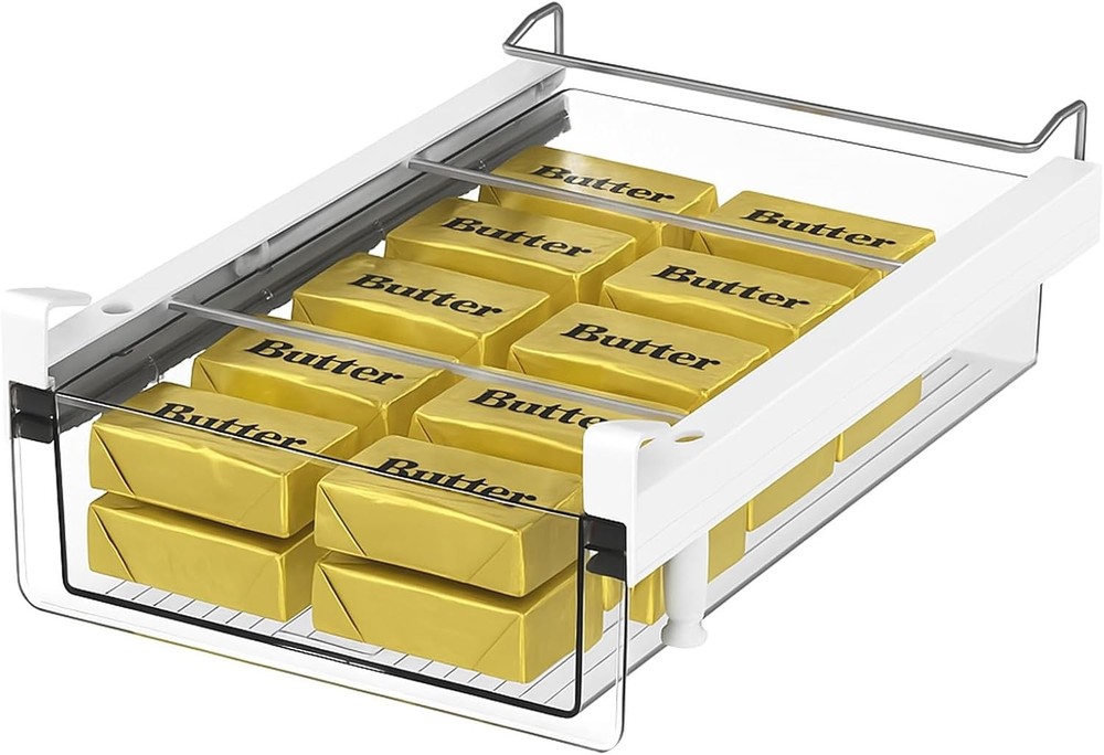 Refrigerator storage drawer, transparent plastic refrigerator storage container