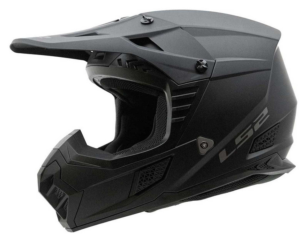LS2 Adult's Coz Solid Motorcycle Helmet Matte Black Size Large 706-1014