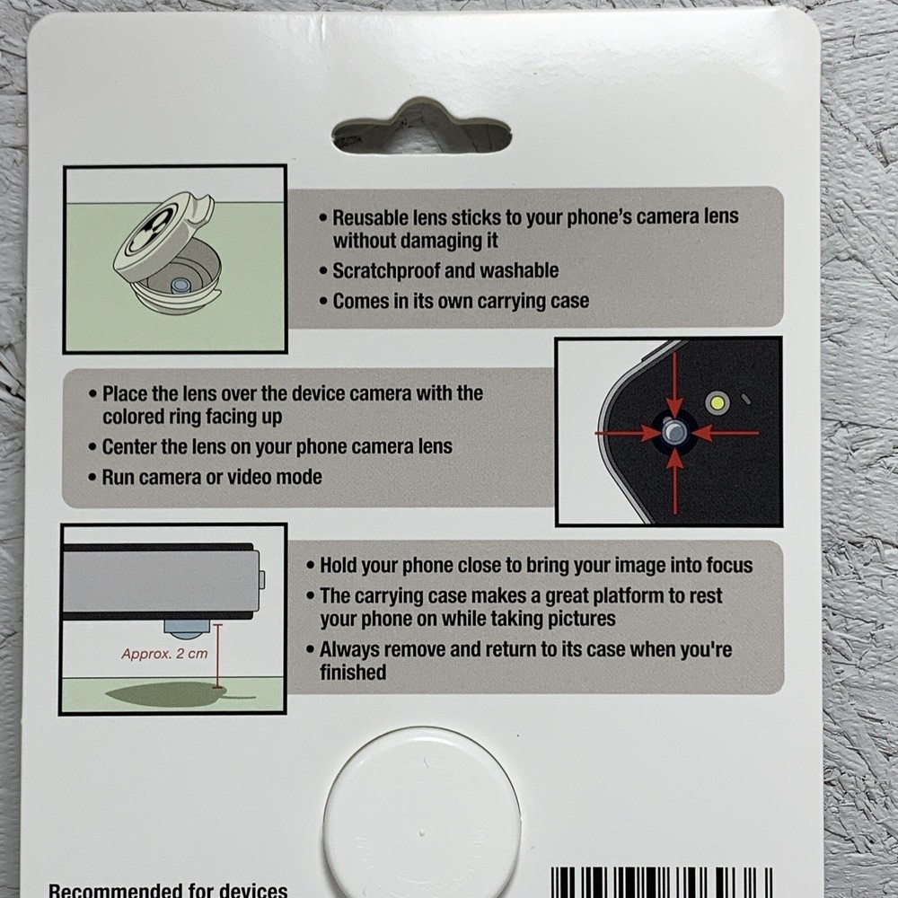 8x Magnification Micro Phone Camera Lens