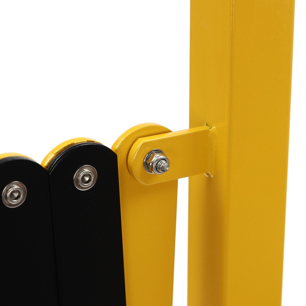 Mobile Barrier Gate Portable Safety Barrier Adjustable With Casters Expandable