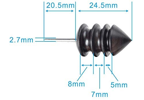 Pointed Tip Leather Burnishing Toolleather Edge Burnisher Leather Slicker Tool S