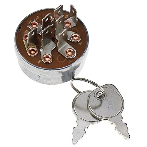 Ignition Switch 7 Post Ignition Switch with Key 334013B for AYP Roper