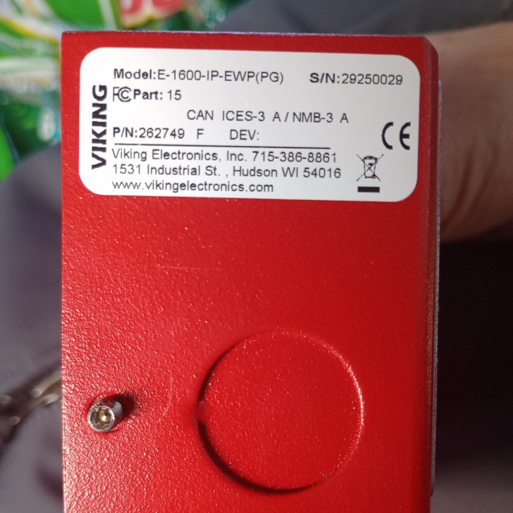 Viking Electronics E-1600-IP Intercom Sub Station (e1600ip)