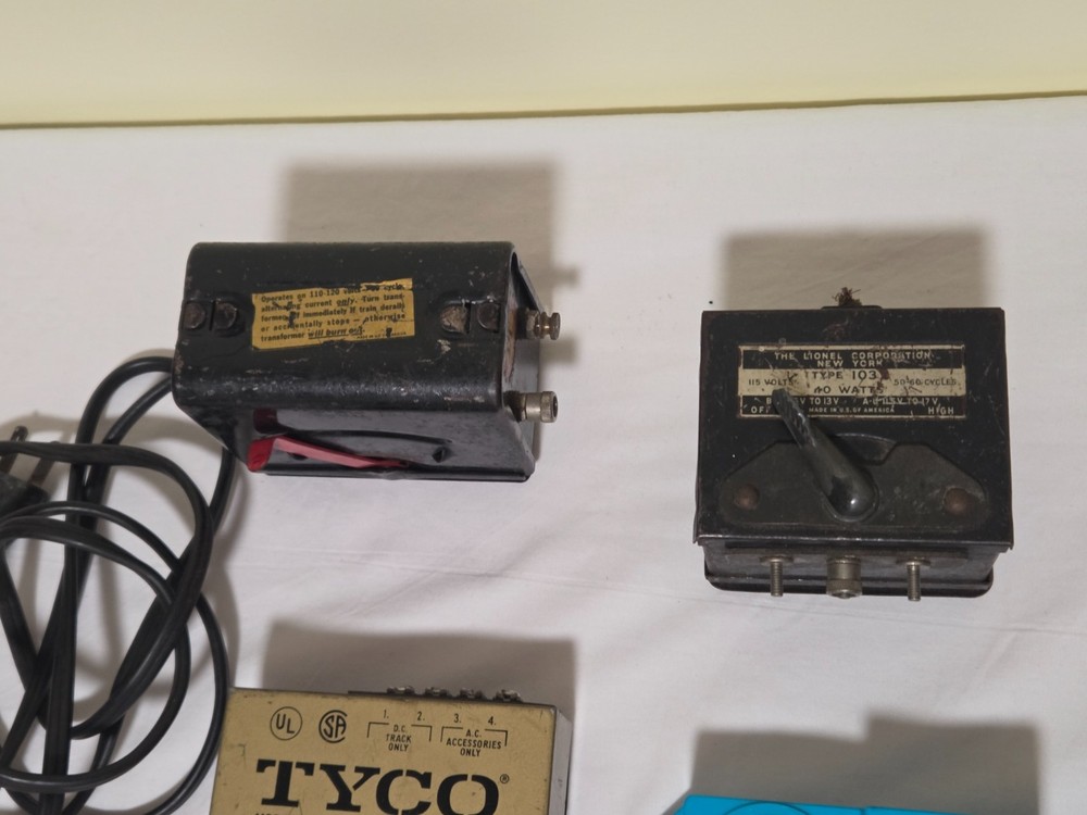 Train Transformer Lot. Used. Tyco, Lionel & More! As is Untested. Control Switch