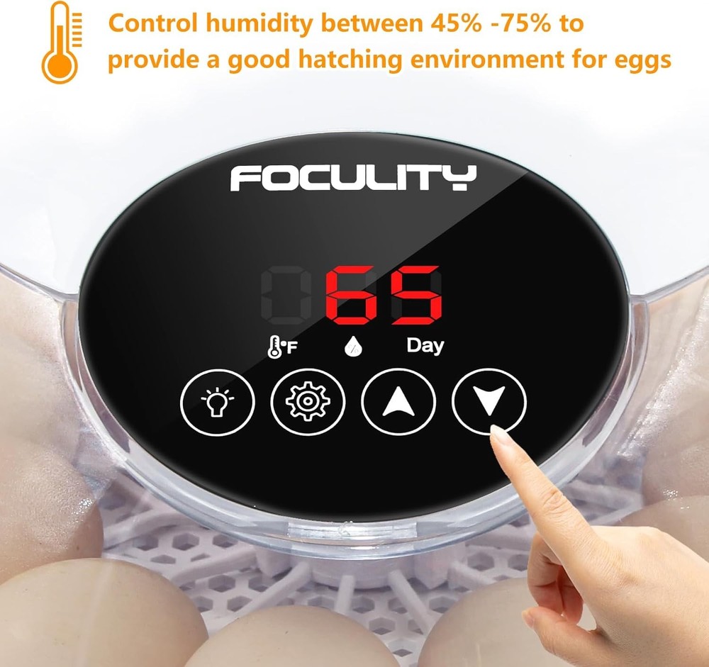 Automatic Egg Incubator Small Poultry Duck Hatcher Smart Turning Hatching Eggs