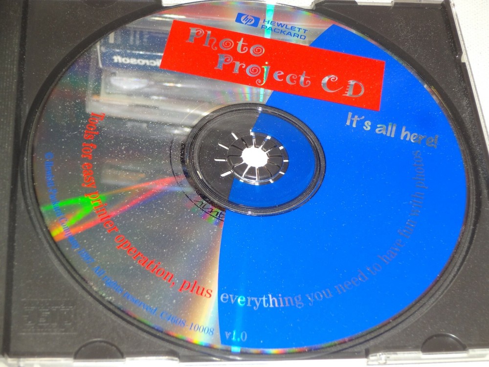 PC CD-Rom HP PHOTO PROJECT (1997 Hewlett-Packard)Win95
