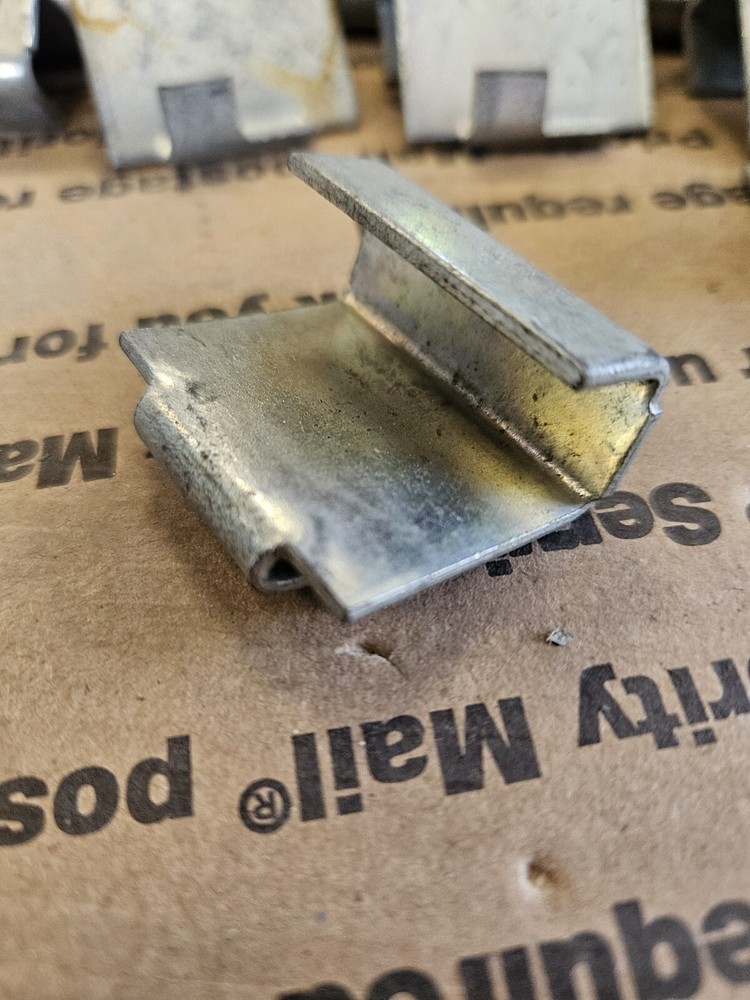 Bourroughs Adjustable Steel Pilaster Shelf Support Clips, LOT