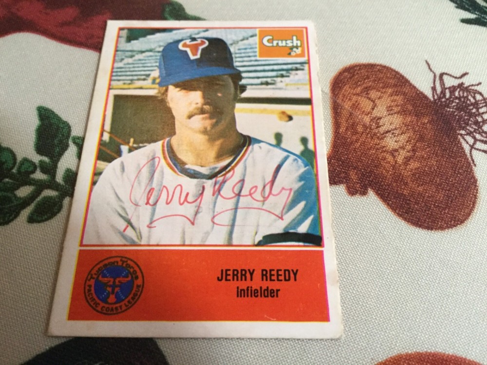 1978 Cramer Jerry Reedy  Baseball Card  Tulsa, Texas.  #48 RC