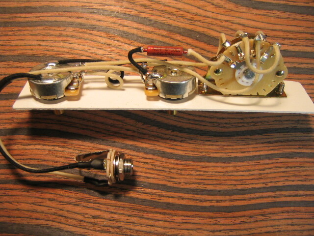 Modified Telecaster / Broadcaster / Double Esquire wiring harness with Blend