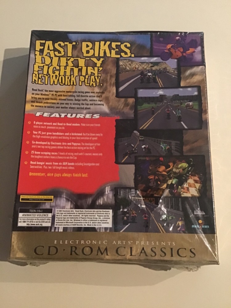 ROAD RASH CD ROM CLASSICS - ELECTRONIC ARTS
