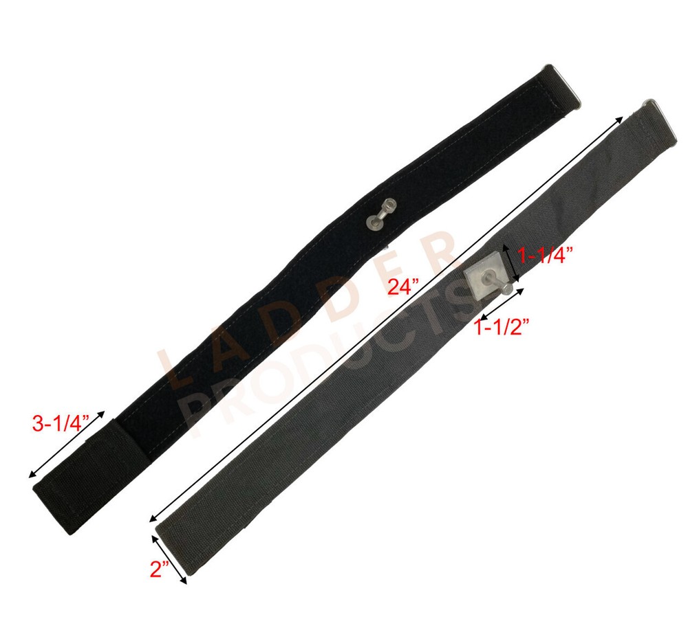 Hook & Loop 24" Fastener Strap with Bolt Plate AVL036