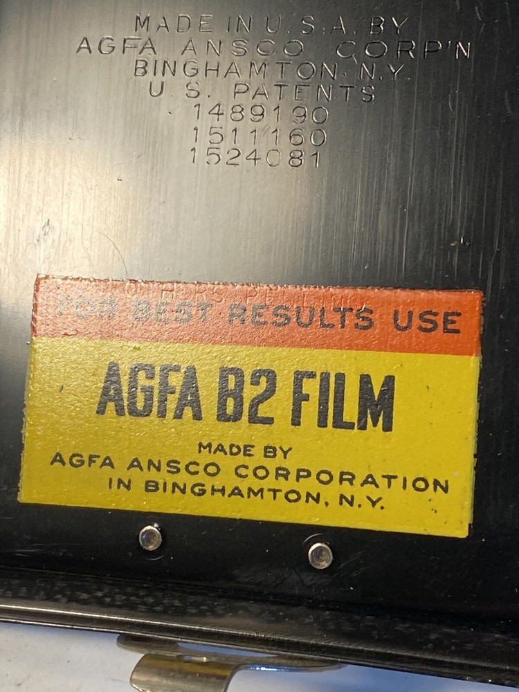 Agfa Ansco B2 Cadet Medium Format Box Camera "1937 VINTAGE/RARE".