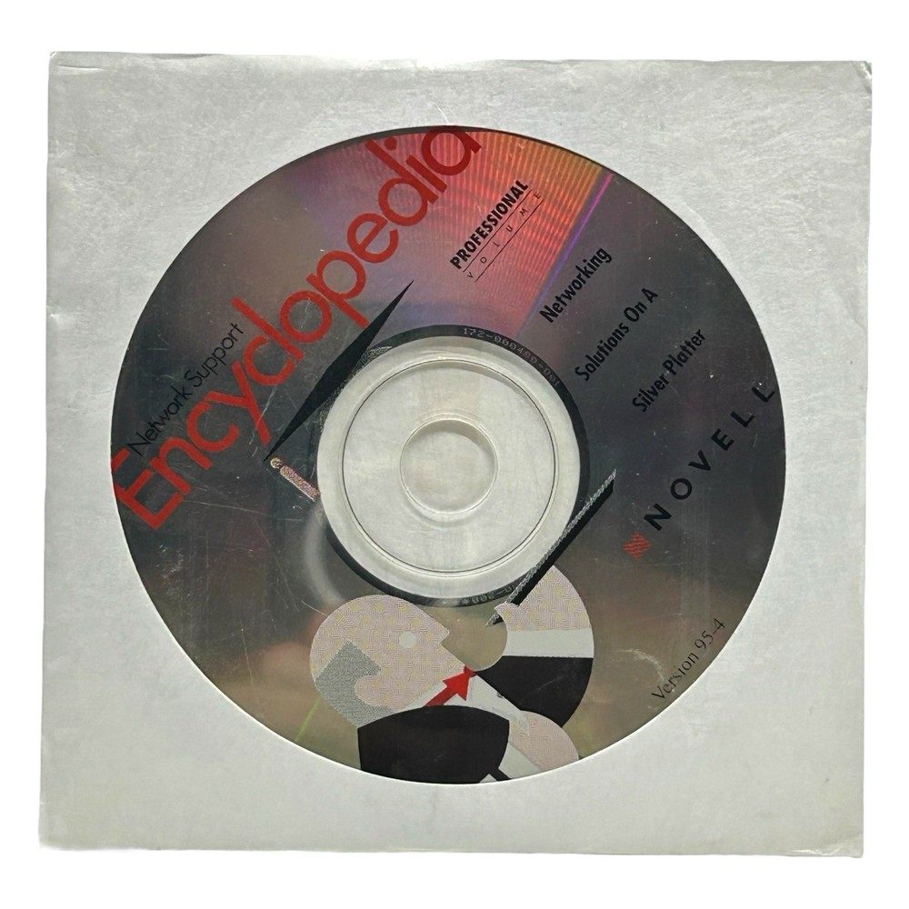 Novell NetWare 4.1 High Performance Network Operating System & Encyclopedia 1995