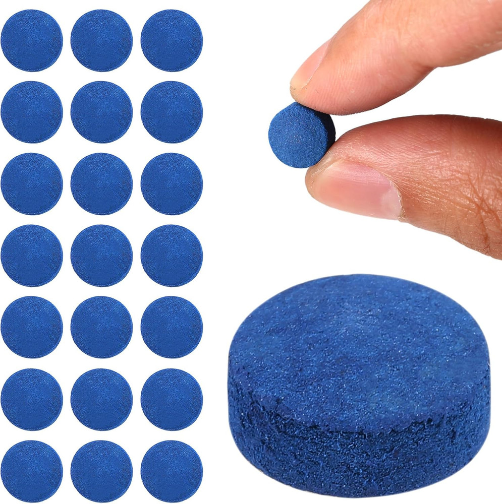 25 Pieces Pool Cue Tips Precision 13mm Billiard Stick Tips for Enhanced Play,...
