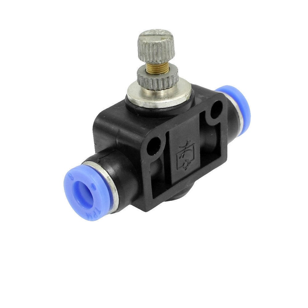 6mm to 6mm Push In Quick Connector Air Pneumatic  Speed Controller