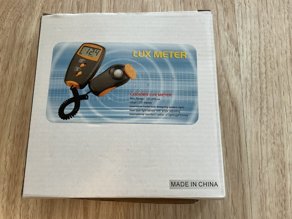 Digital Lux Light Meter LX1010BS-Mastech Luxmeter With Protective Case
