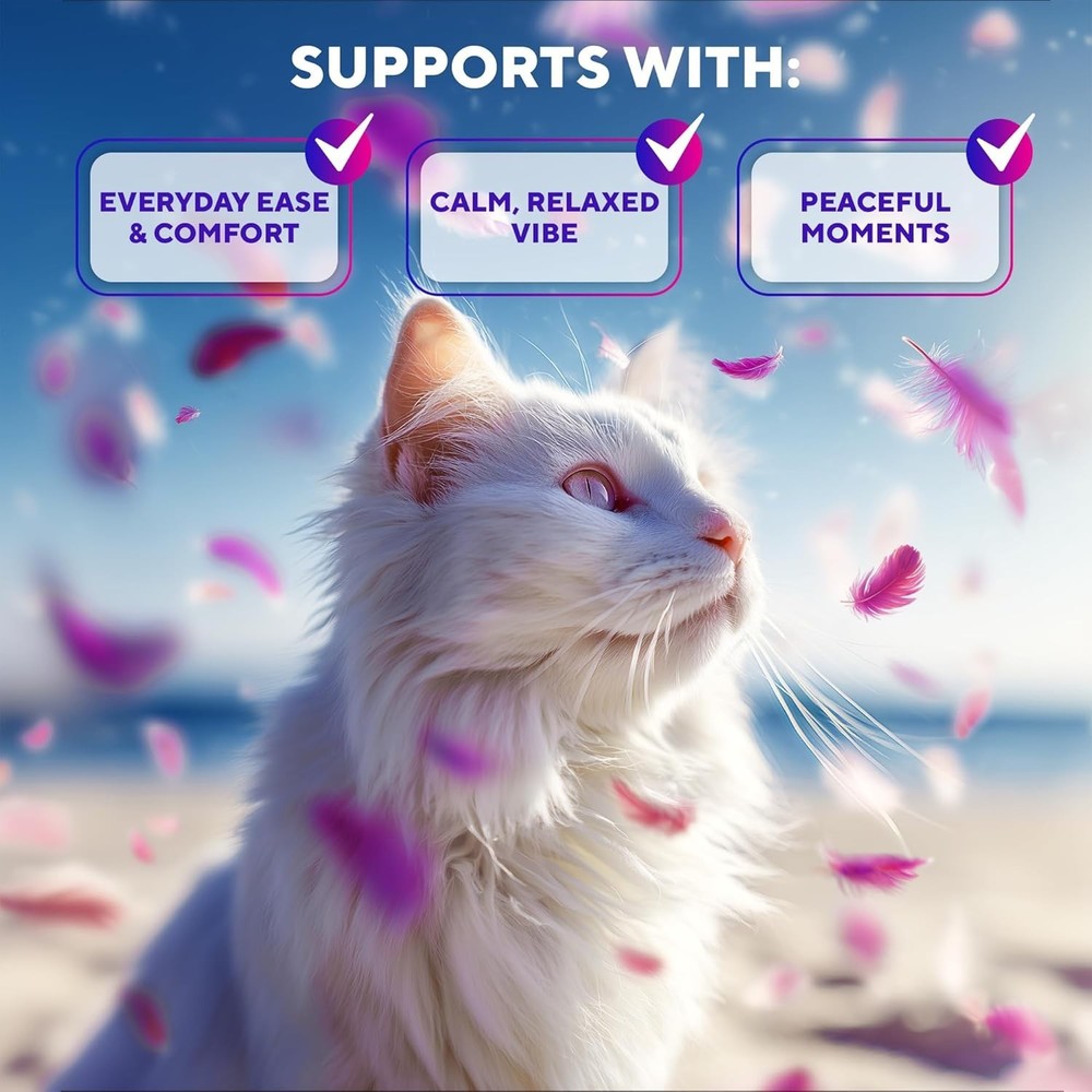Drug-Free Pet Calming Diffuser - Effective Relief for Cat Anxiety & Aggression