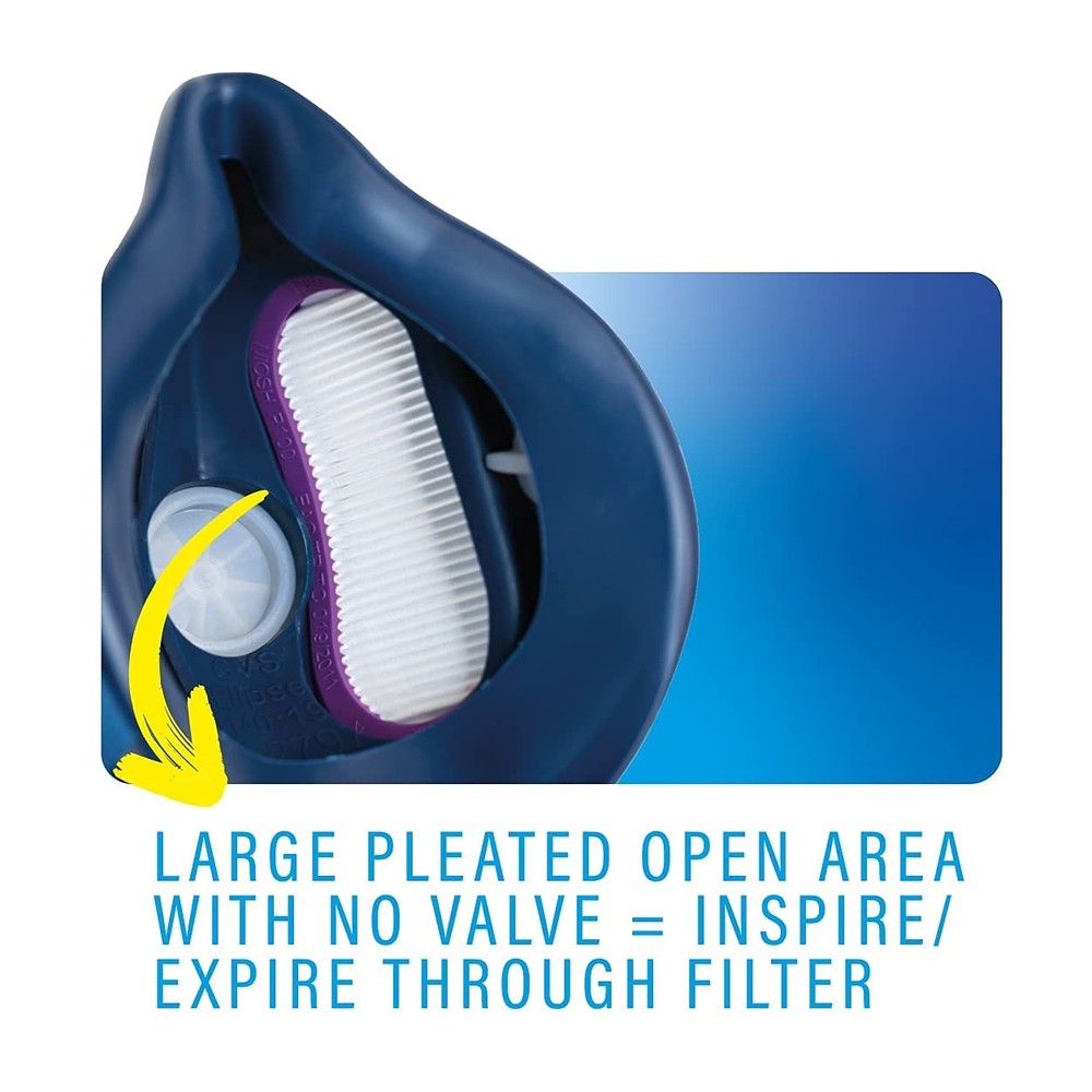 GVS ELIPSE Half Mask Respirator, Elastomeric with Replaceable Cartridge,