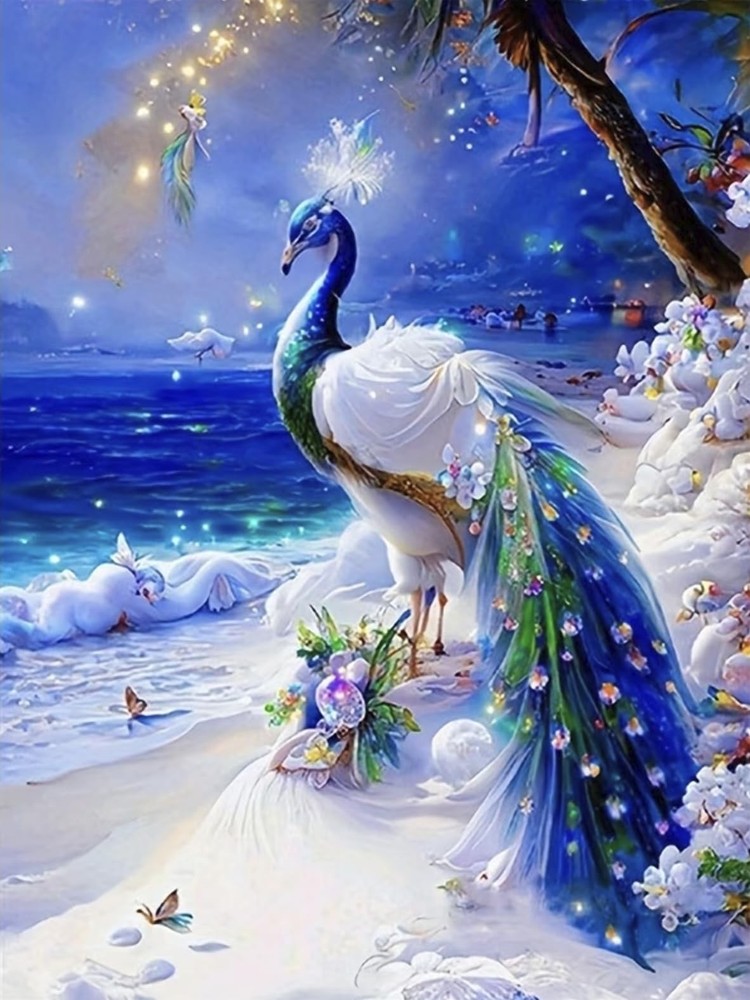 Peacock Diamond Painting Kits for Adults,