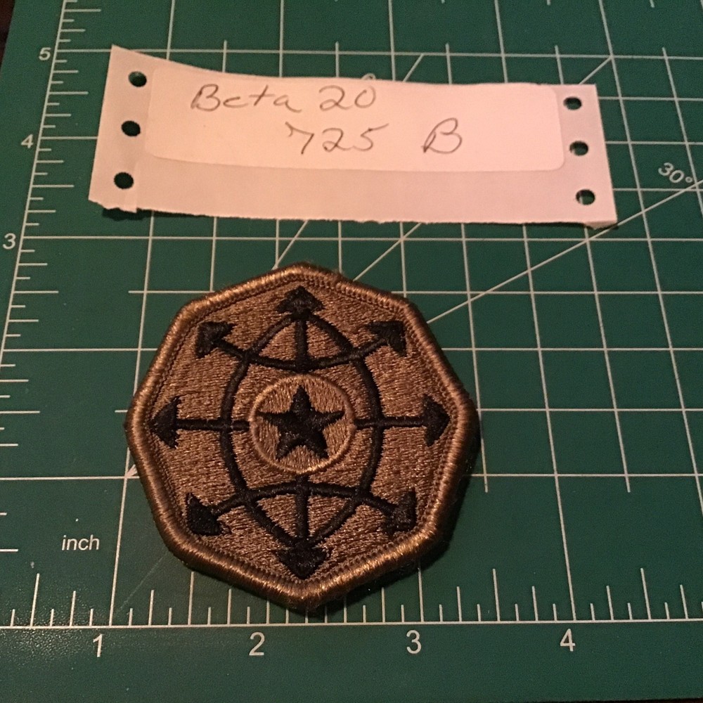 Original U.S. Army Criminal Investigation Command Merrow Edge Patch