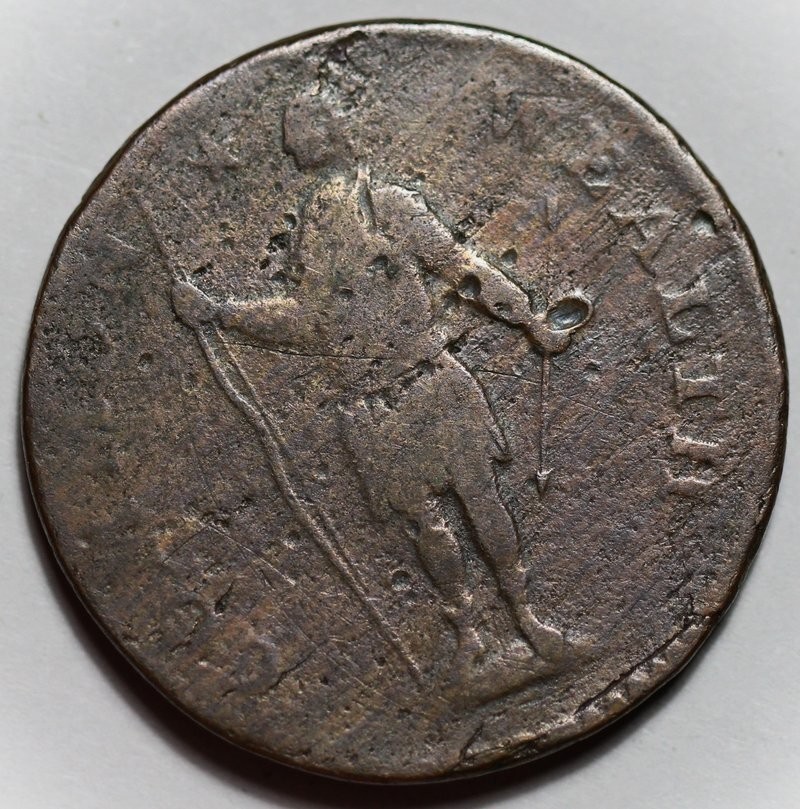 1788 Massachusetts Colonial Copper Cent