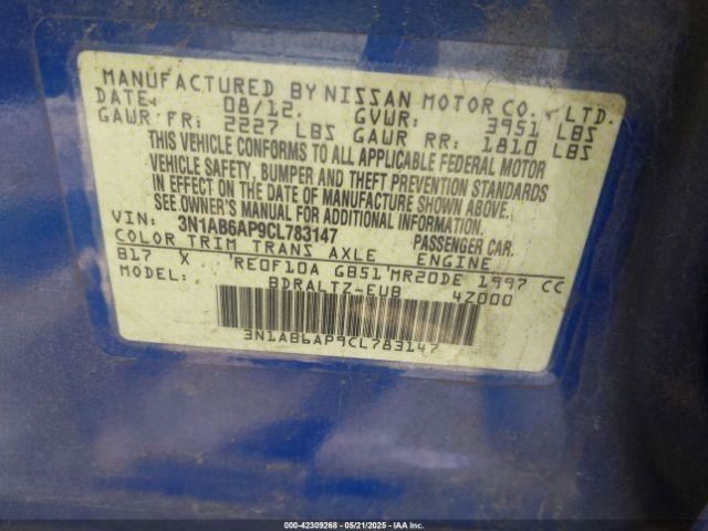 SENTRA 2012 Glove Box 4741371