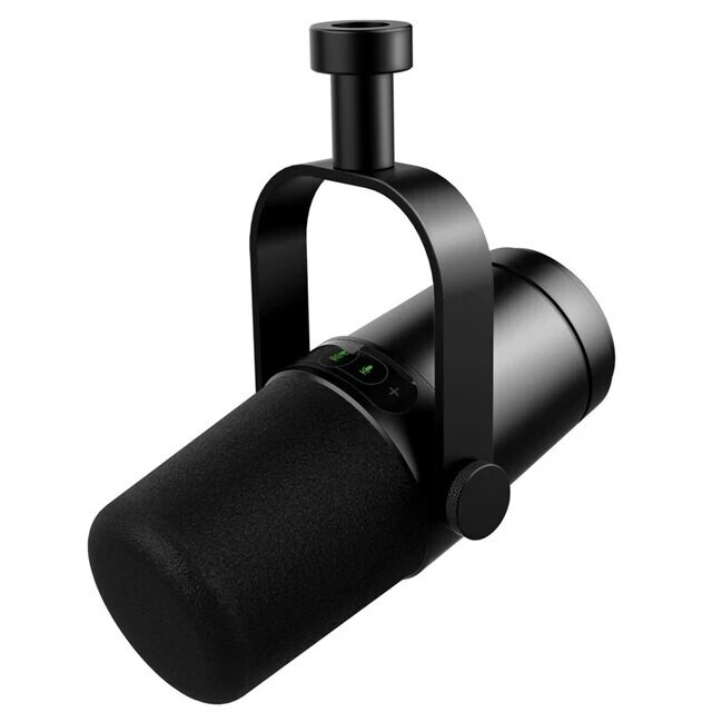 Professional USB/XLR Dynamic Microphone for Broadcast Podcast & Recording Studio