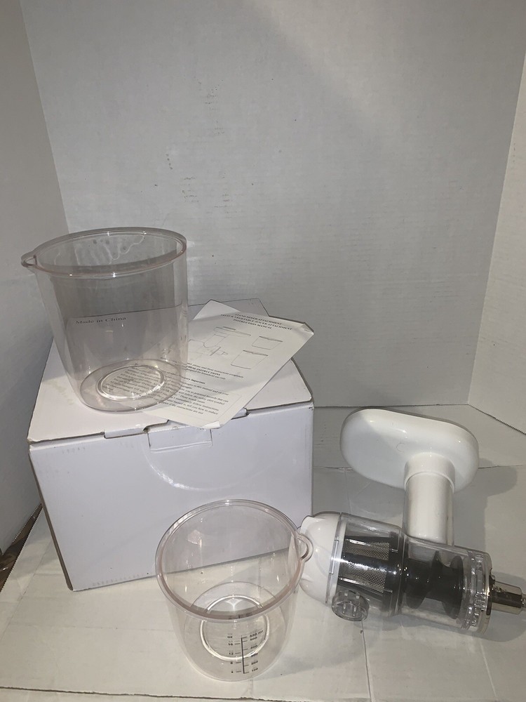 stand mixer attachments fruit & vegetable Juicer Attachment Openbox White