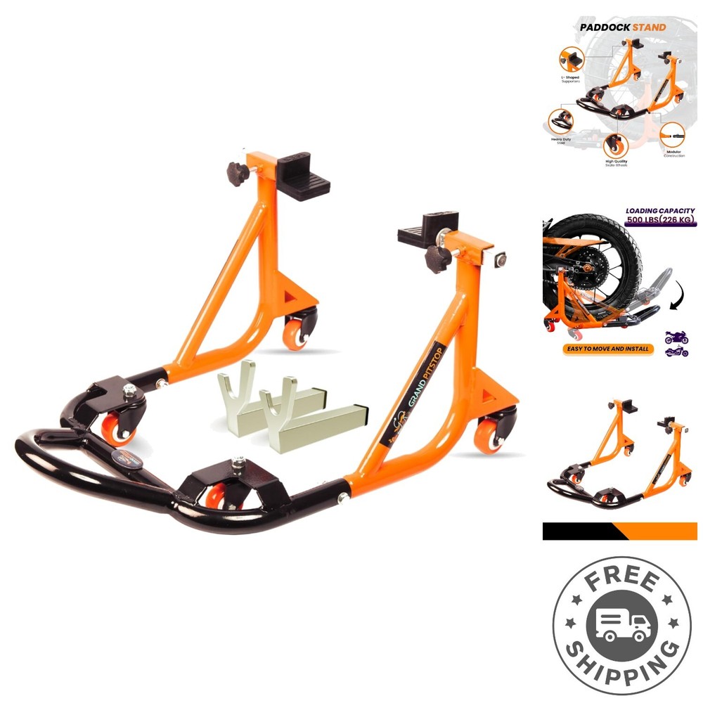 Universal 360° Dismantable Motorcycle Stand - Ideal for Maintenance