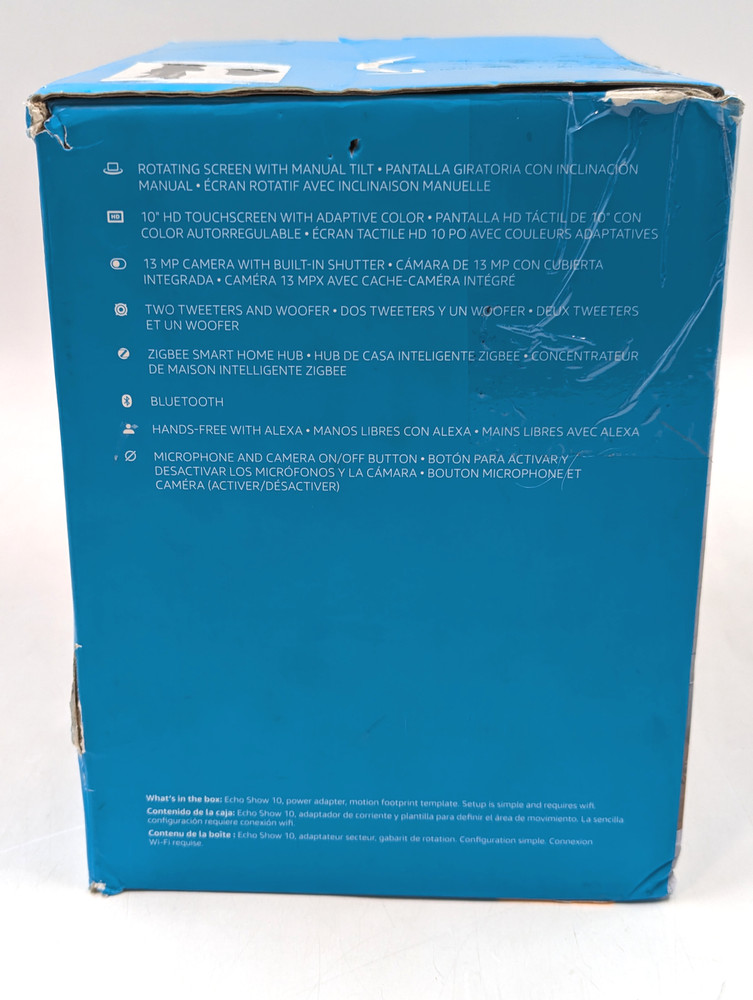 Amazon Echo Show 10 (3rd Gen) Smart Display - White (T4E4AT)