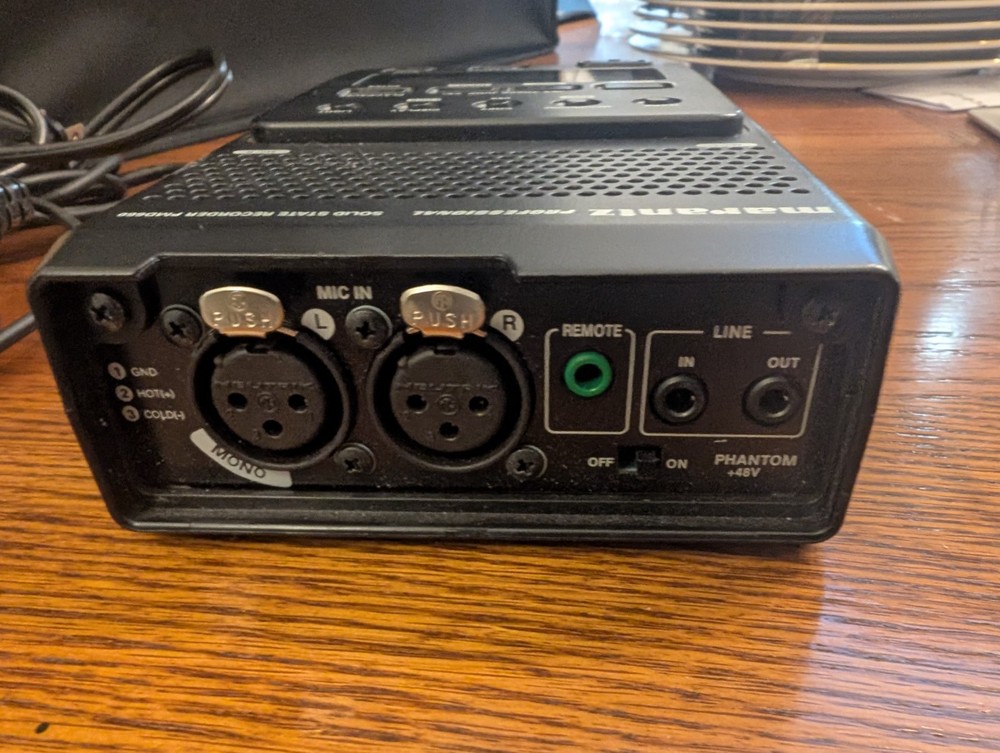 Marantz PMD660 Portable Solid State Audio Recorder w/ Memory Card TESTED