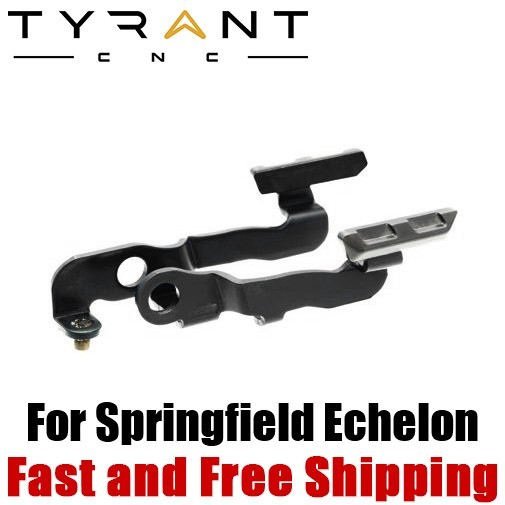 Tyrant CNC Extended Slide Release/Stop for Springfield Echelon - Gray