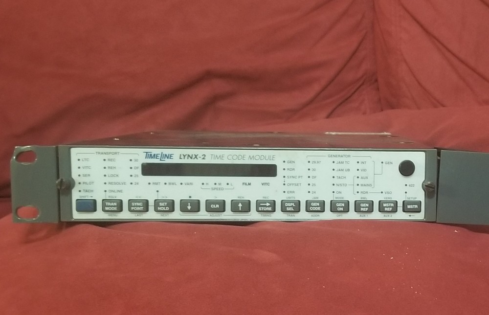 TIMELINE LYNX 2 TIME CODE MODULE W/ Rack Adapter