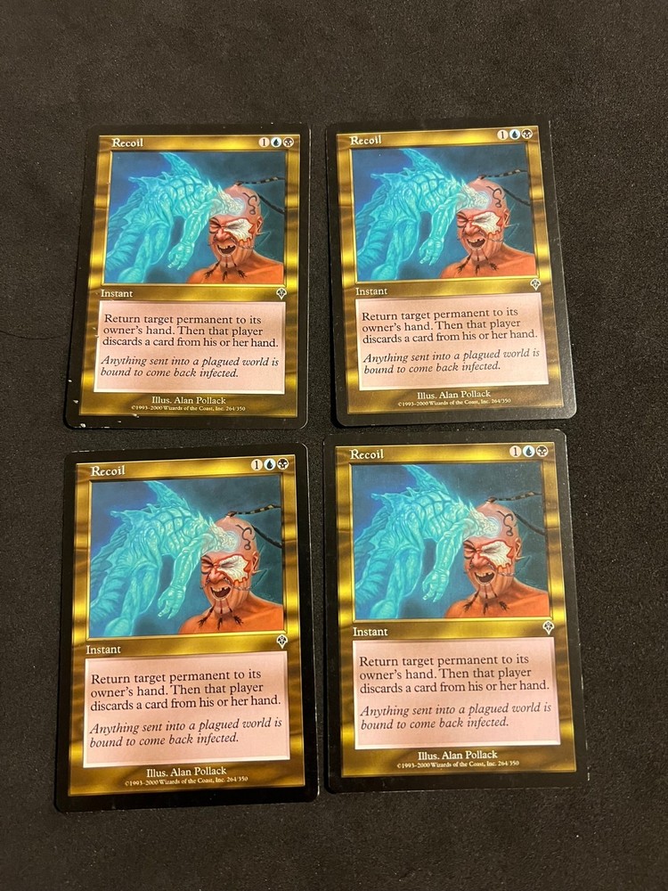 x4 Recoil [Invasion] 4x Magic MTG Cards LP
