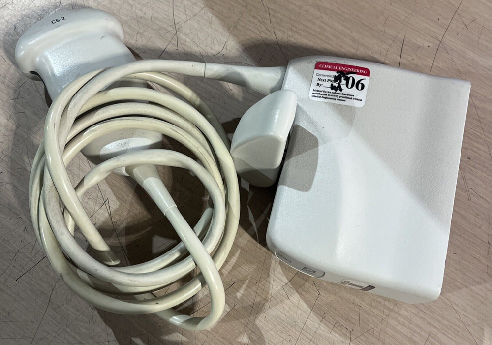 PHILIPS C5-2 BROADBAND CONVEX/CURVED ARRAY ULTRASOUND TRANSDUCER/PROBE