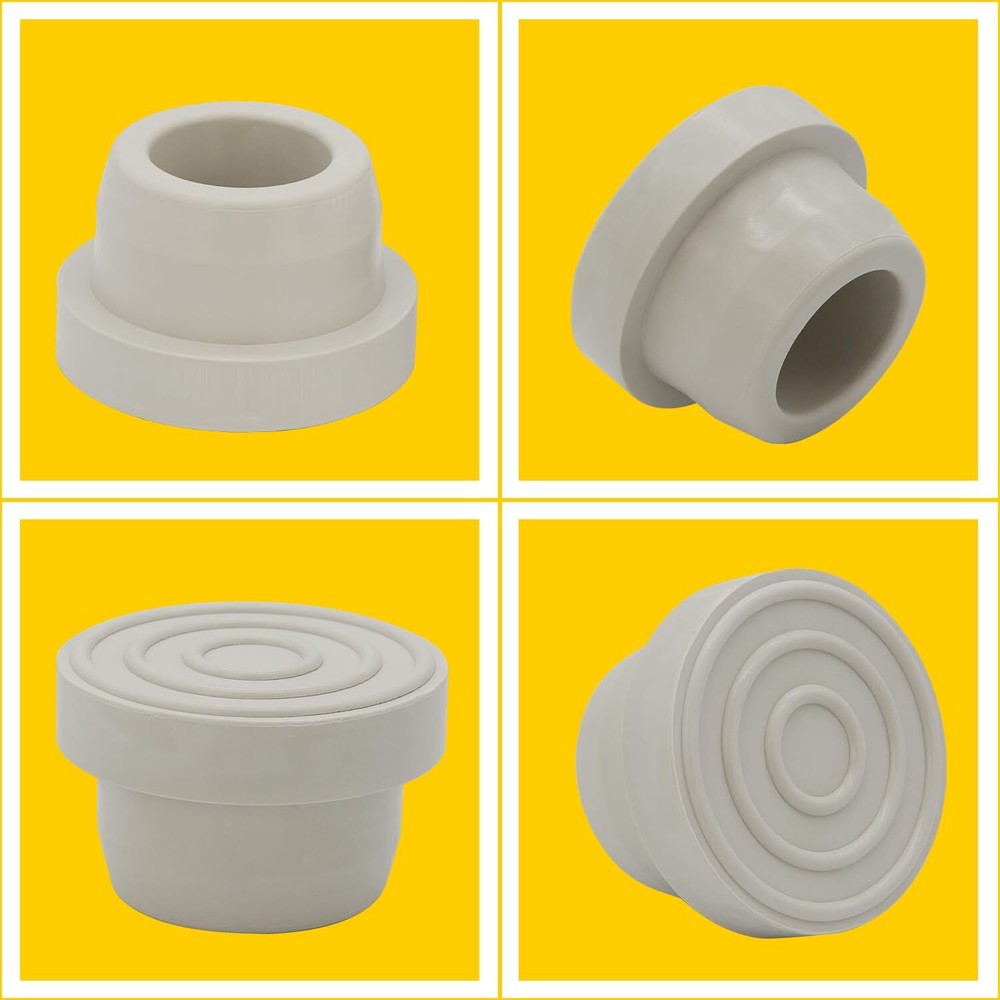 4/Pack Pool Ladder Bumpers White for Inground Pool - Replace Pool Ladder Rubb...