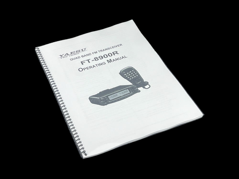 Yaesu FT-8900R Transceiver Instruction Manual Operating Guide Coil Bound