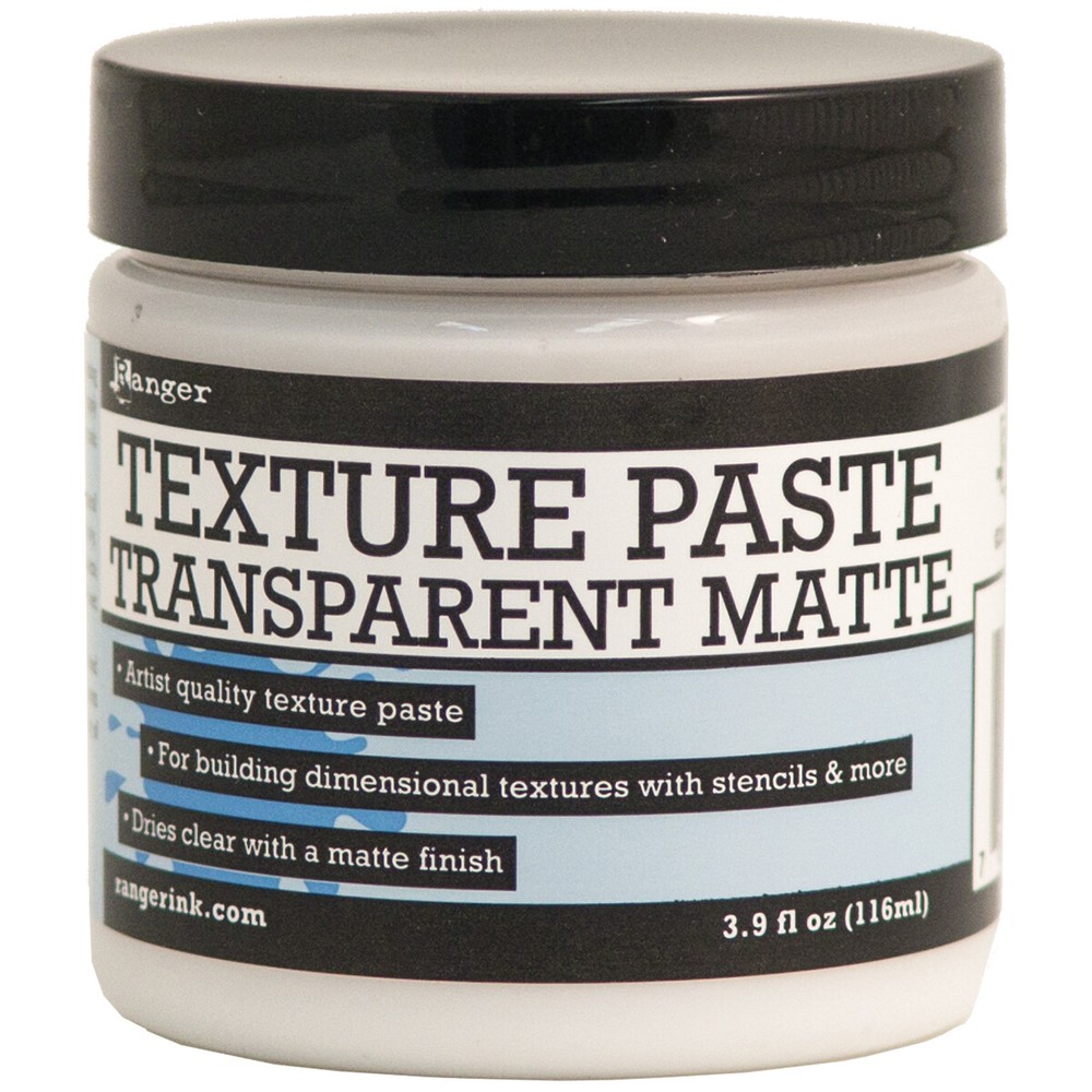Ranger Texture Paste 4oz-Transparent Matte