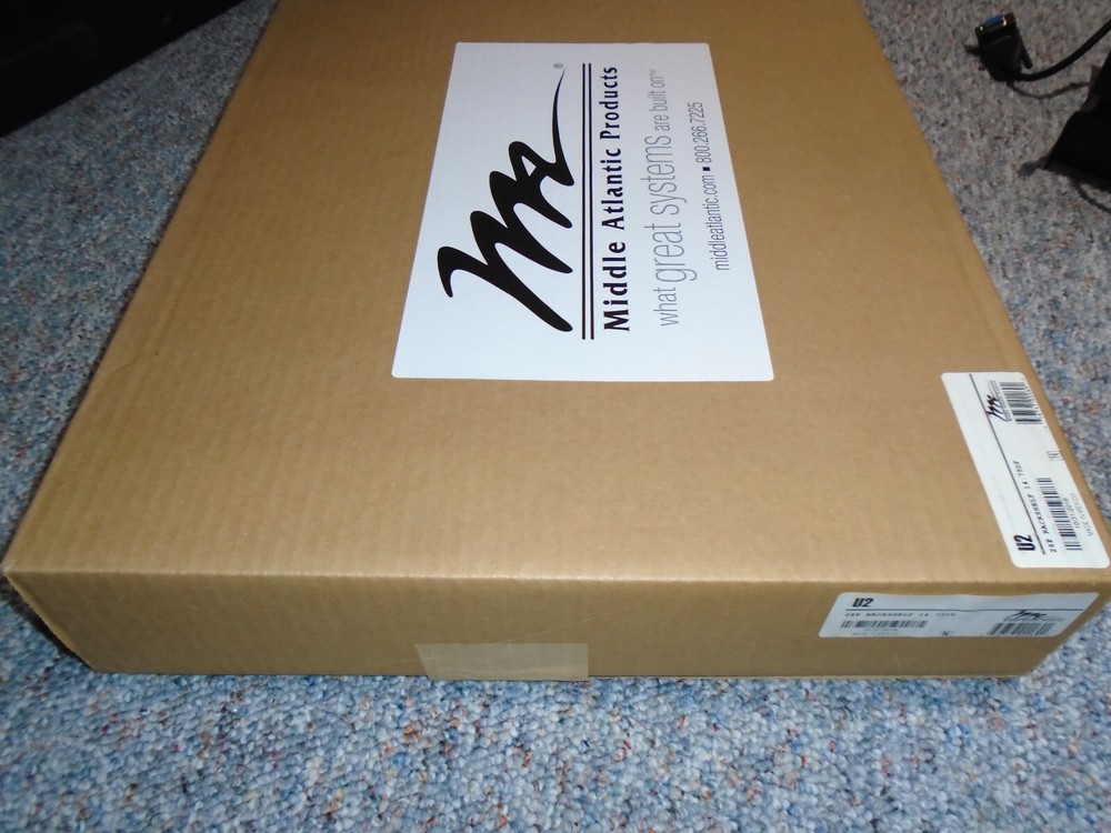 Middle Atlantic Products U2 2SP Rackshelf 14.75DP *NEW*