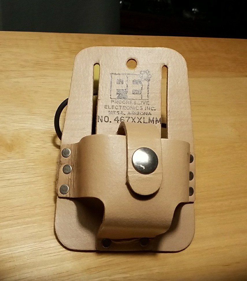 Progressive Electronics Inc. Tracer Model 77A-1 Belt Case, Untested